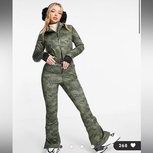 Ski suit in camo Ski one piece